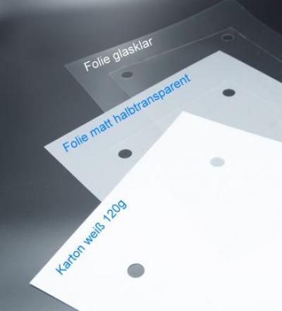 LEER INLET 120/60 mm für Türschild VITRUM V.019